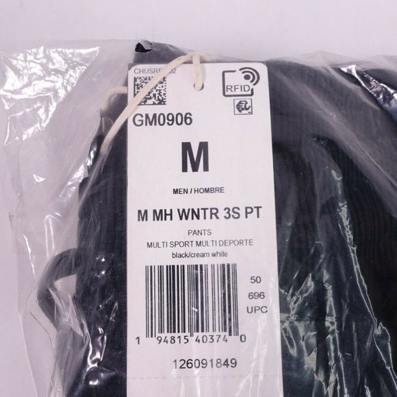 NEW adidas Winter 3-Stripes Pants GM0906 Black - Picture 9 of 12